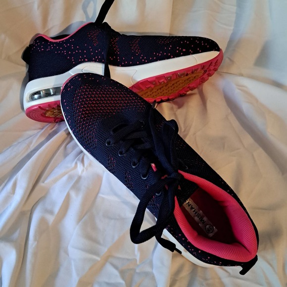 Mishansha Air Trainer Sz 7-7.5 - Pink and Blue - Picture 3 of 12